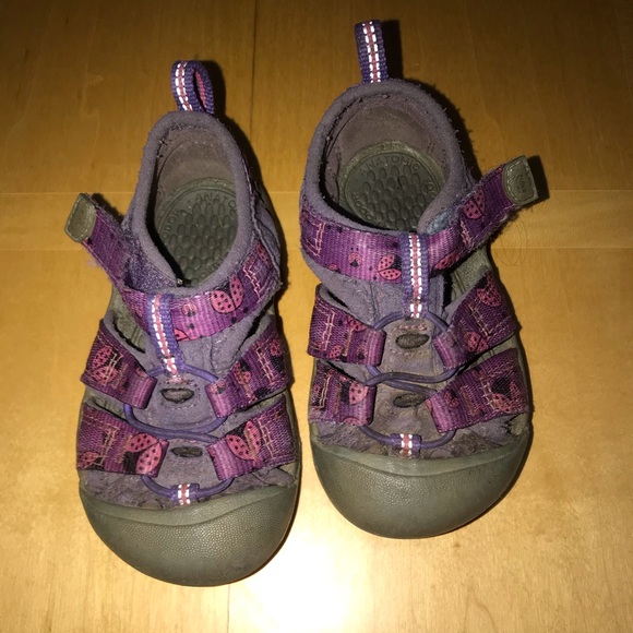 purple keen shoes